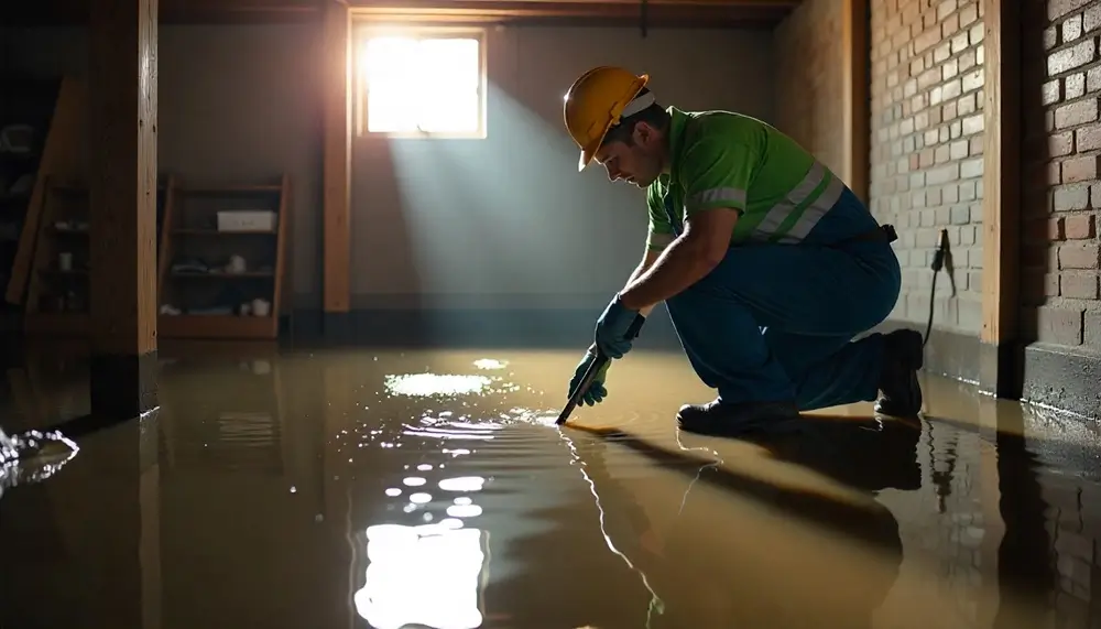 Professional water damage restoration services in Kouts, IN